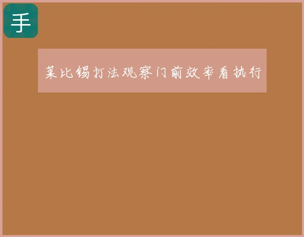 莱比锡打法观察门前效率看执行